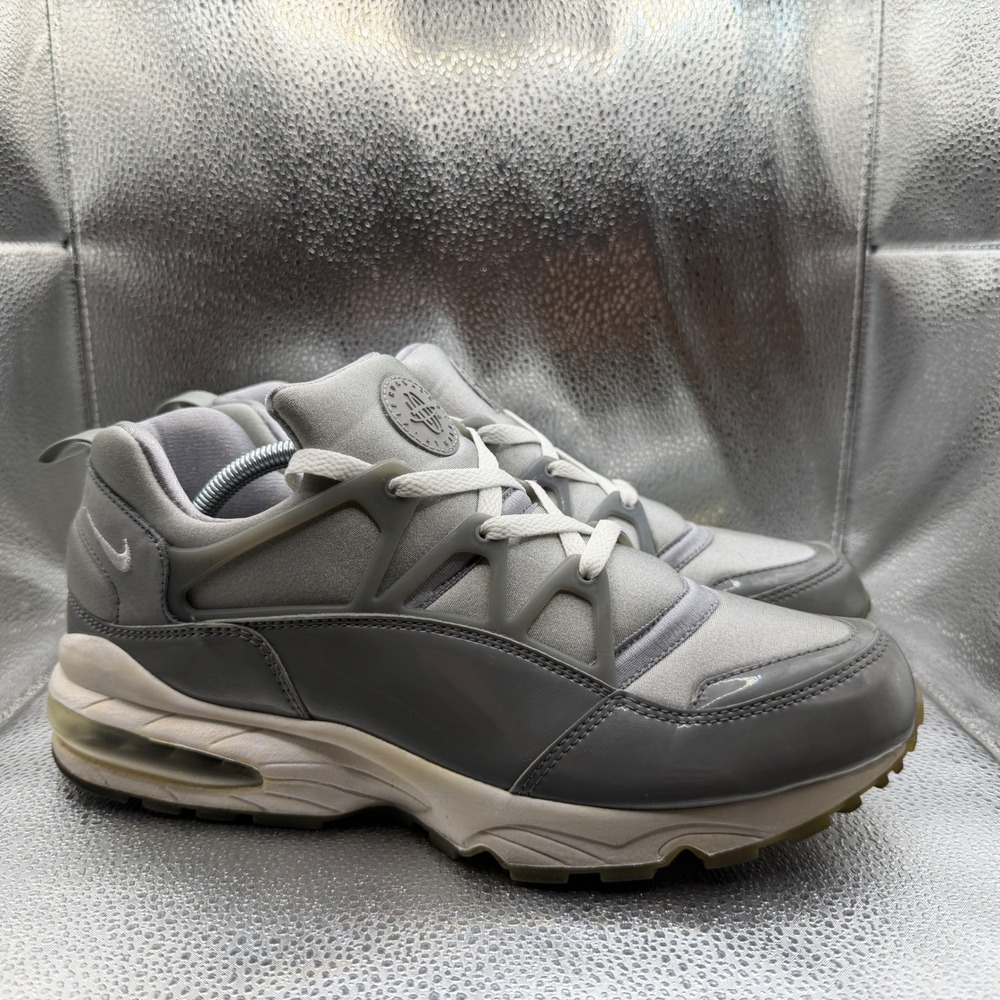 Size 10 Nike Air Huarache Trainer Low Mens Grey Good 360969-011 Sneakers